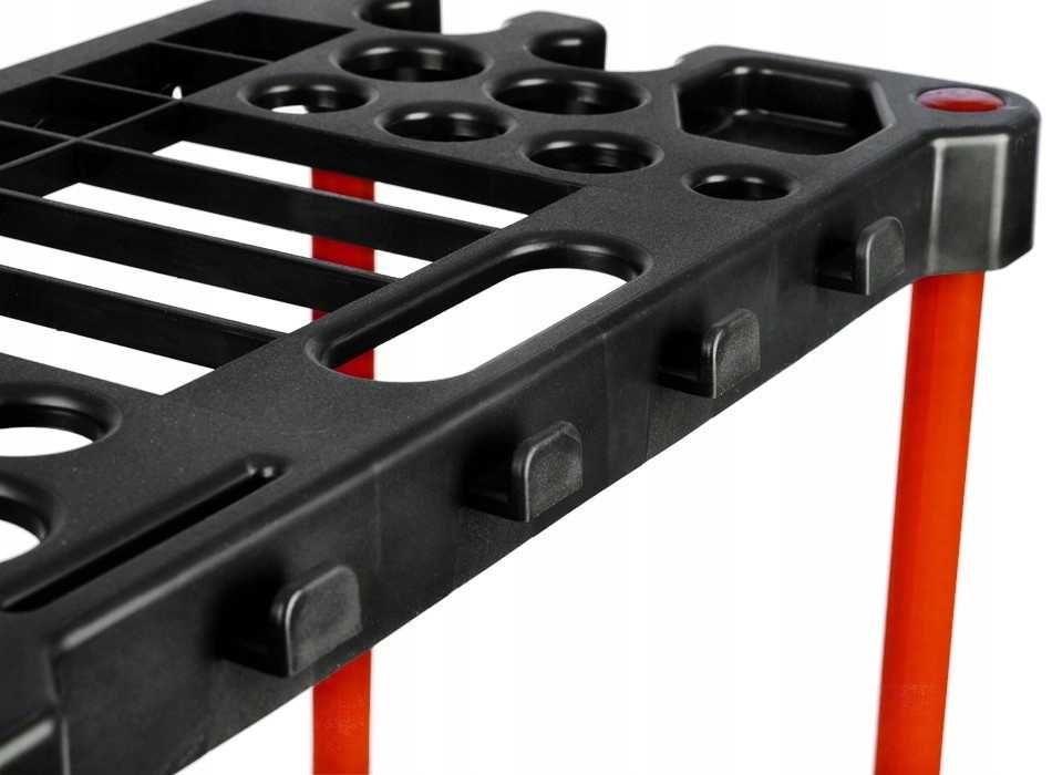 NOWY organizer ogrodowy na łopaty grabie szpadle stojak 28 szt.