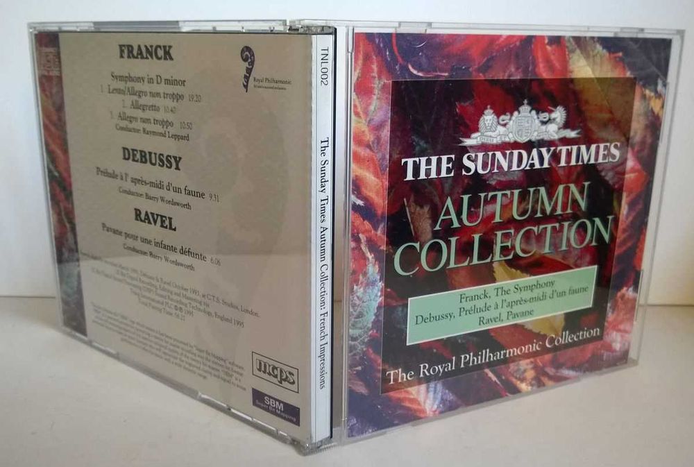 CD The Sunday Times Autumn Collection Franck Debussy Ravel NOWA