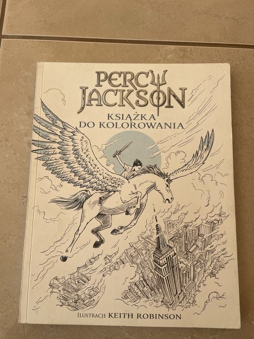 Percy Jakson kolorowanka książka do kolorowania dla dzieci Keith Robinson