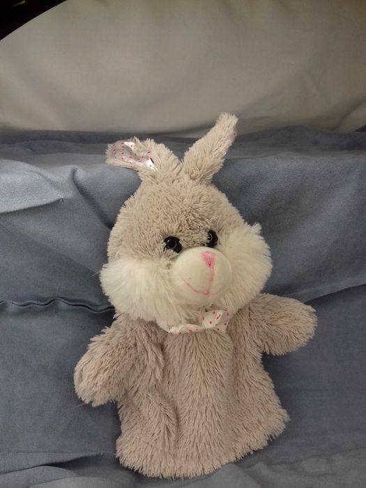 Мягкая игрушка рукавица Заяц Кукольный спектакль для ребенка