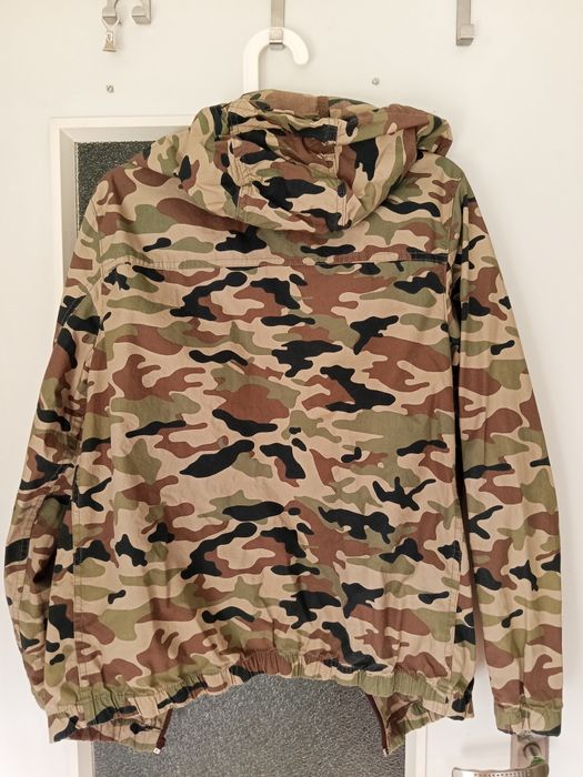 Bershka - kurtka z kapturem, r. XS, moro