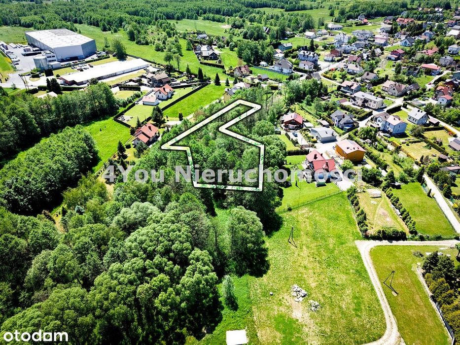 Działka Meszna budowlana 7a+12a lasu - Widok 5