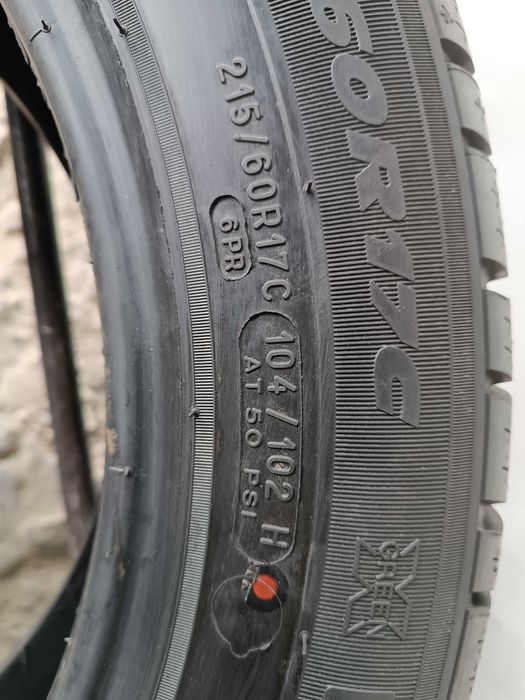 Літні шини 215/60 R17C Michelin Agilis 22,23 рік 99%залишок