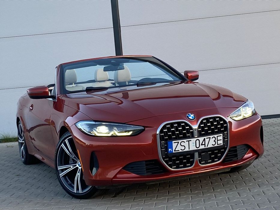 BMW Seria 4 Cabrio! Benzyna! Idealny Stan! Led! Serwis! Niski przebieg!