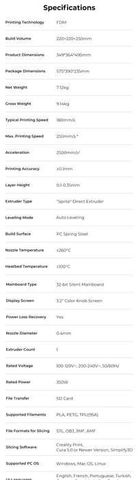 Impressora 3D Ender 3 V3 SE Creality