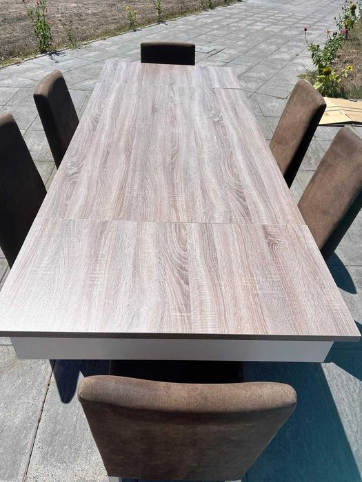 Sala de Estar Lourini Paris – Carvalho Cinza e Branco