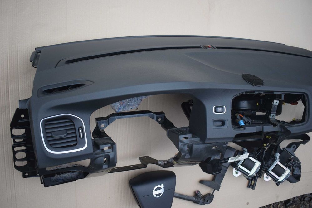 konsola airbag poduszka pasy VOLVO V60 I S60 II 12R. KOMPLET. ORGINAŁ