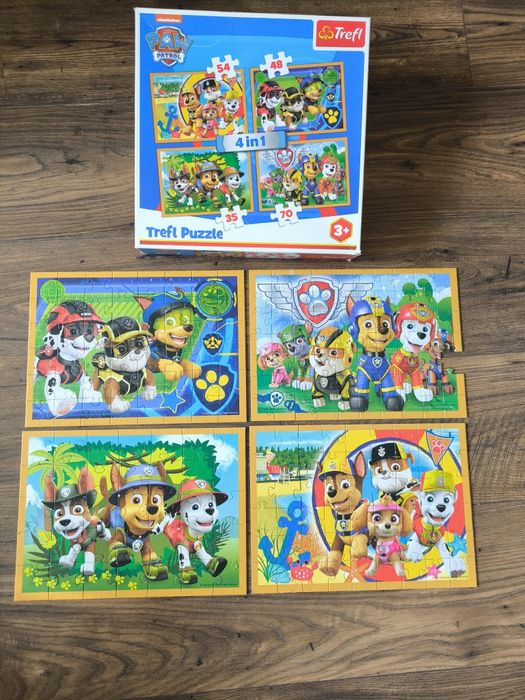 Puzzle Trefl Psi Patrol 4w1