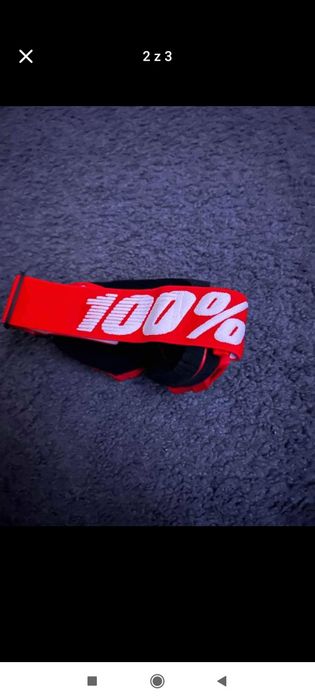 Google cross enduro 100%