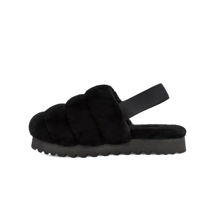 Ugg сліпери super fluff black 38 р
