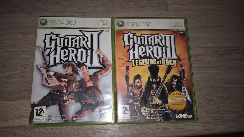 Zestaw Guitar Hero Xbox 360 | Perkusja + Gitara World Tour + 2 Gry