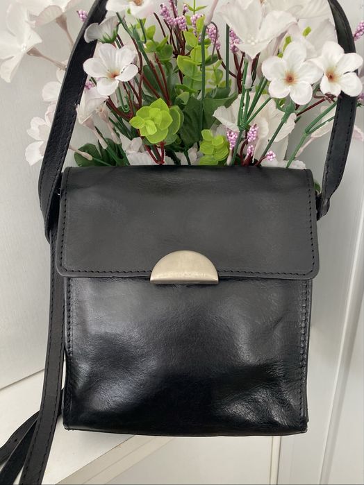 Шкіряна сумка крос боді hand made