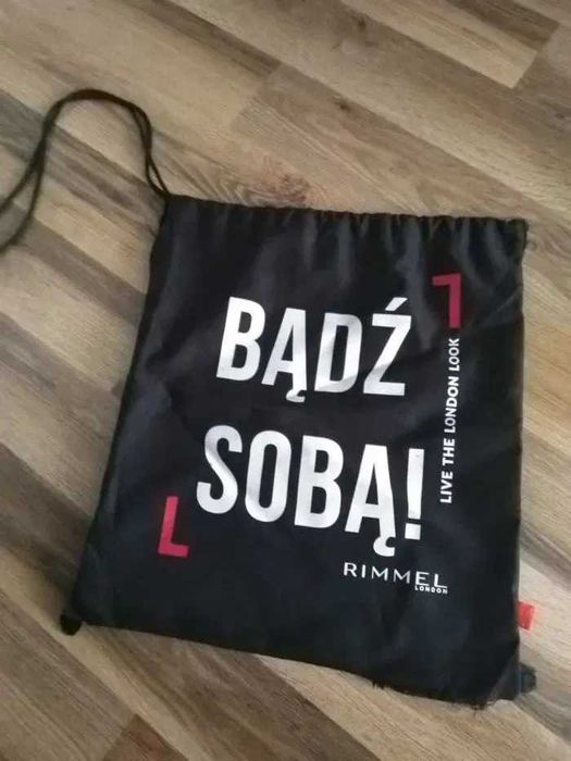 Worek plecak Rimmel Badz sobą