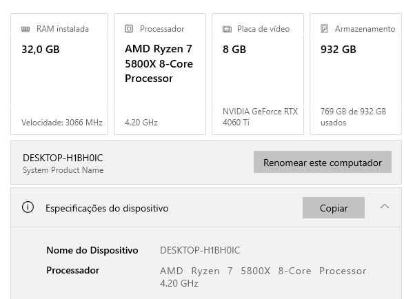 computador gamer White