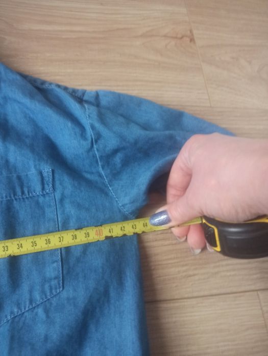 Jeansowa tunika dla dziewczynki r. 140