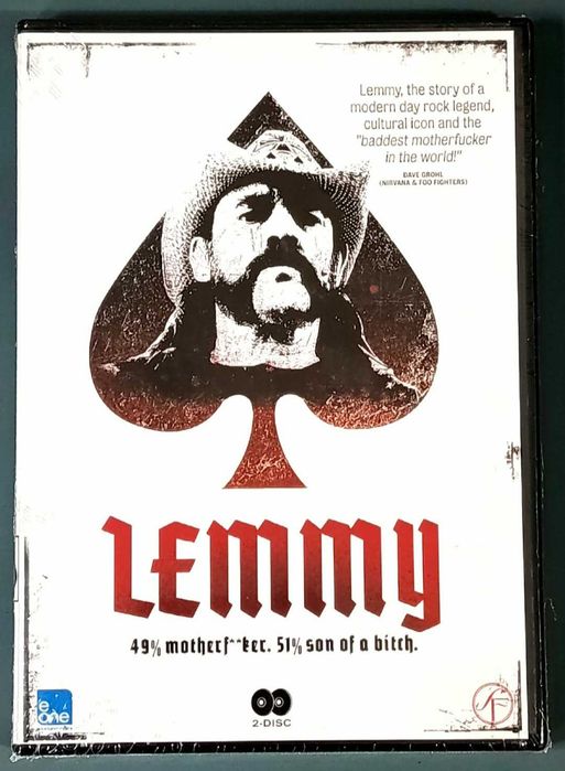Cd de MOTORHEAD + Dvd LEMMY (novos selados)