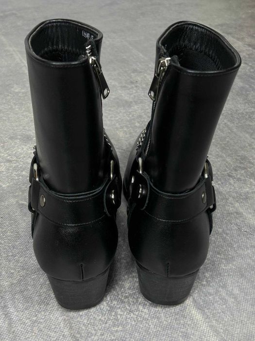 Черевики indie sleeze казаки hedi boy archive boots архив чорні