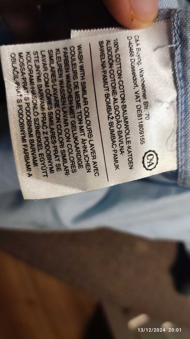 Męska koszula niebieska C&A rozmiar 40 bardzo dobry stan ! Biznes styl