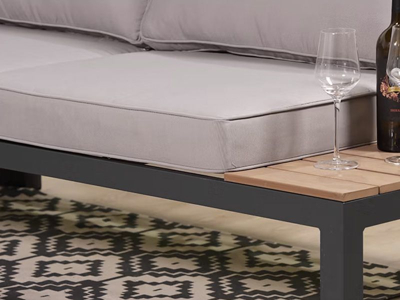 Narożnik ogrodowy aluminiowy 246cm wysoka jakość meble ogrodowe