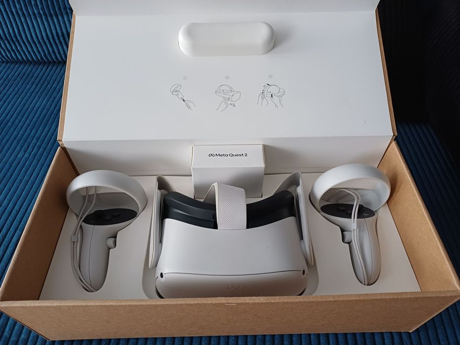 Gogle Oculus Meta Quest 2, pojemność 64GB. Stan  bardzo dobry