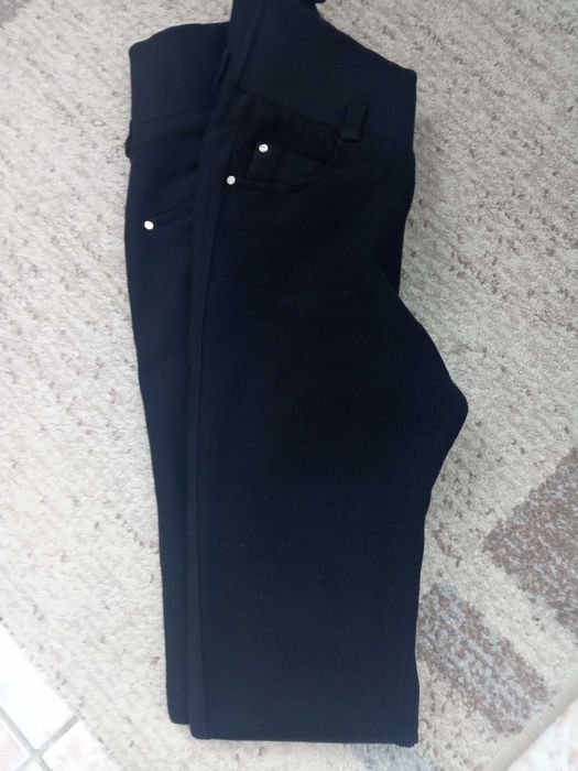 Легінси якісні чорного кольору щільна тканина добрий стан розмір xs-s