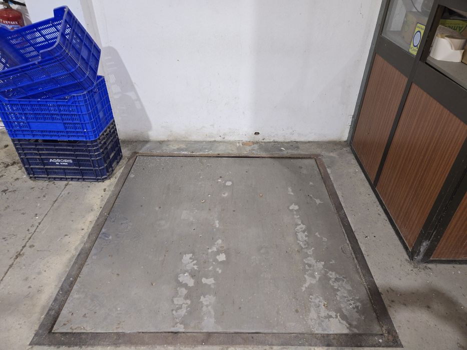 Balança industrial embutida no piso