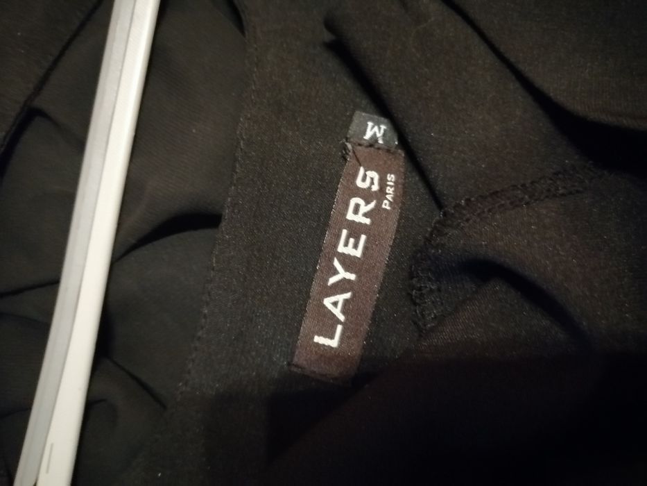 Tunika / sukienka  mała czarna mini M