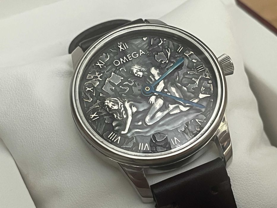 Ексклюзивний годинник Omega із срібним циферблатом