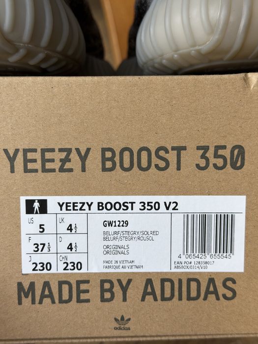 Adidas Yeezy Boost 350 V2 Beluga Reflective buty sneakersy szare 37 1/3