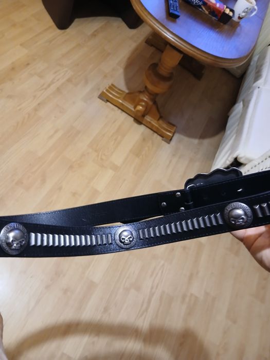 Harley Dawidson pasek ze skóry nowy