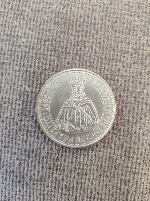 Moeda 200escudos D. João II Príncipe Perfeito