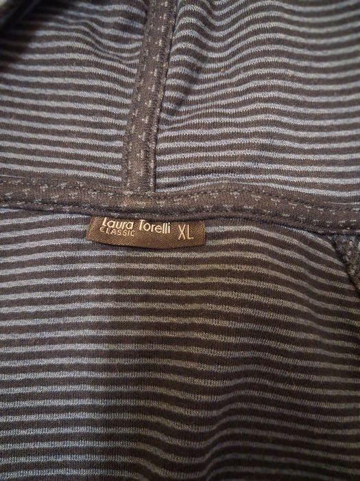 Granatowa bluza damska z kapturem XL