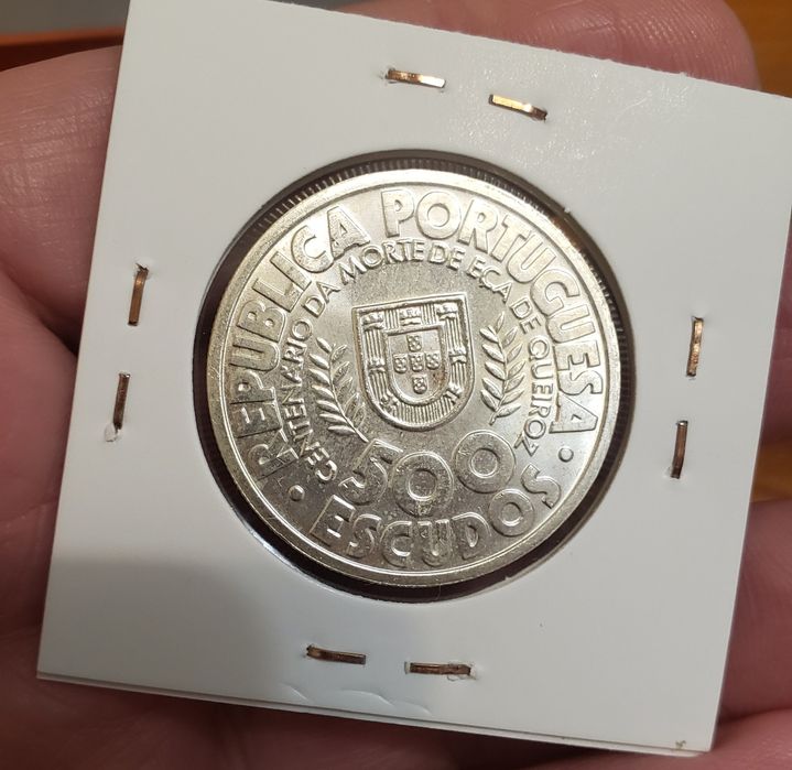500 escudos - prata