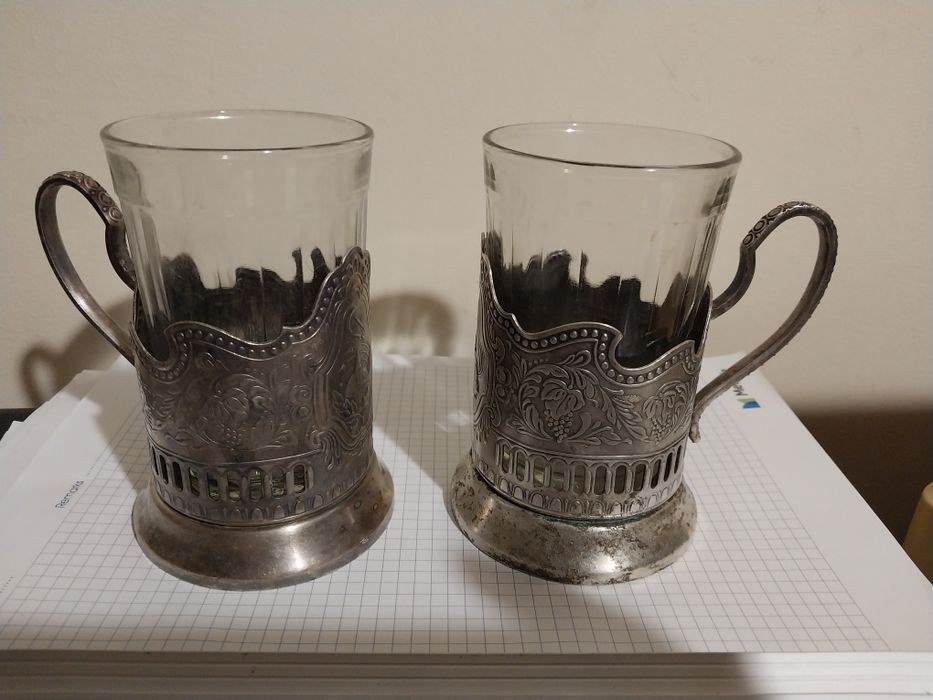 Космос, стаканы,  набор посуды