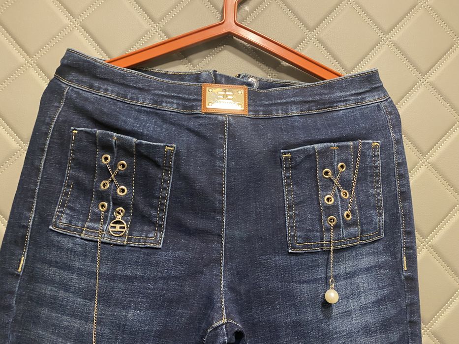 Elisabetta franchi spodnie jeansy