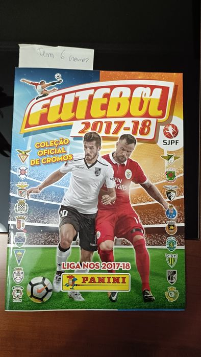 Cadernetas futebol incompletas