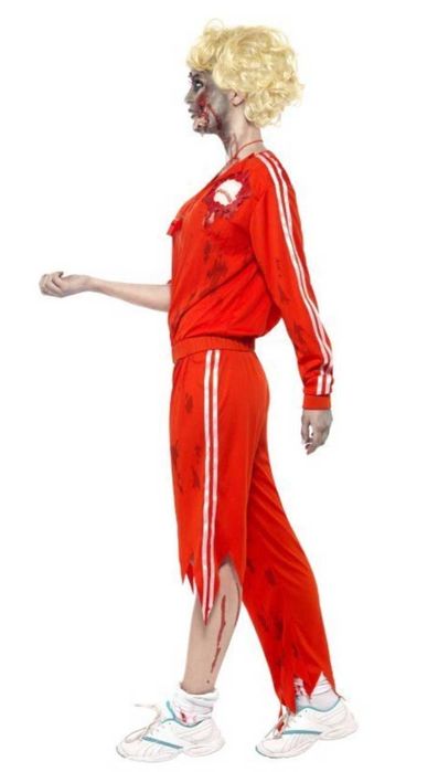 Halloween przebranie Kostium nauczyciela sportu Zombie M
