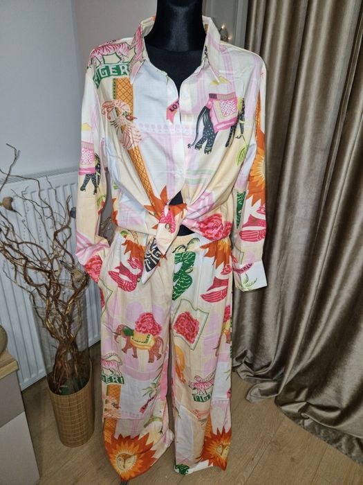 Komplet damski kolorowy