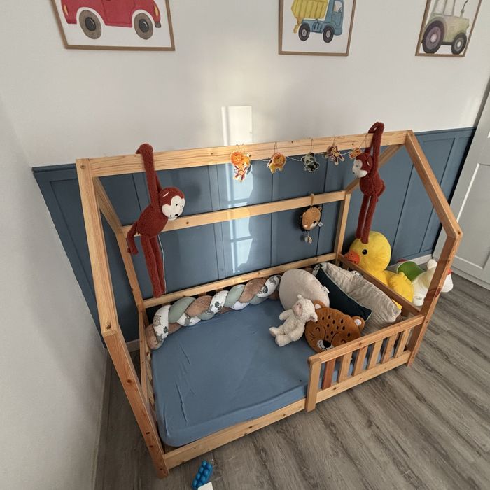 Cama montesori para criança