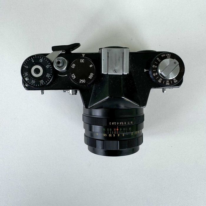 Фотоапарат Зеніт ТТЛ, Zenit TTL, обʼєктив Helios-44М