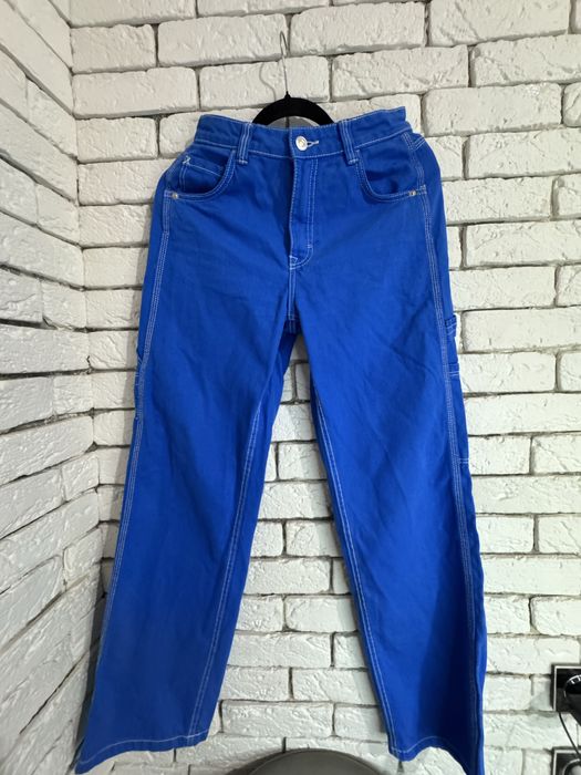 Женские брюки карго Bershka, електрик