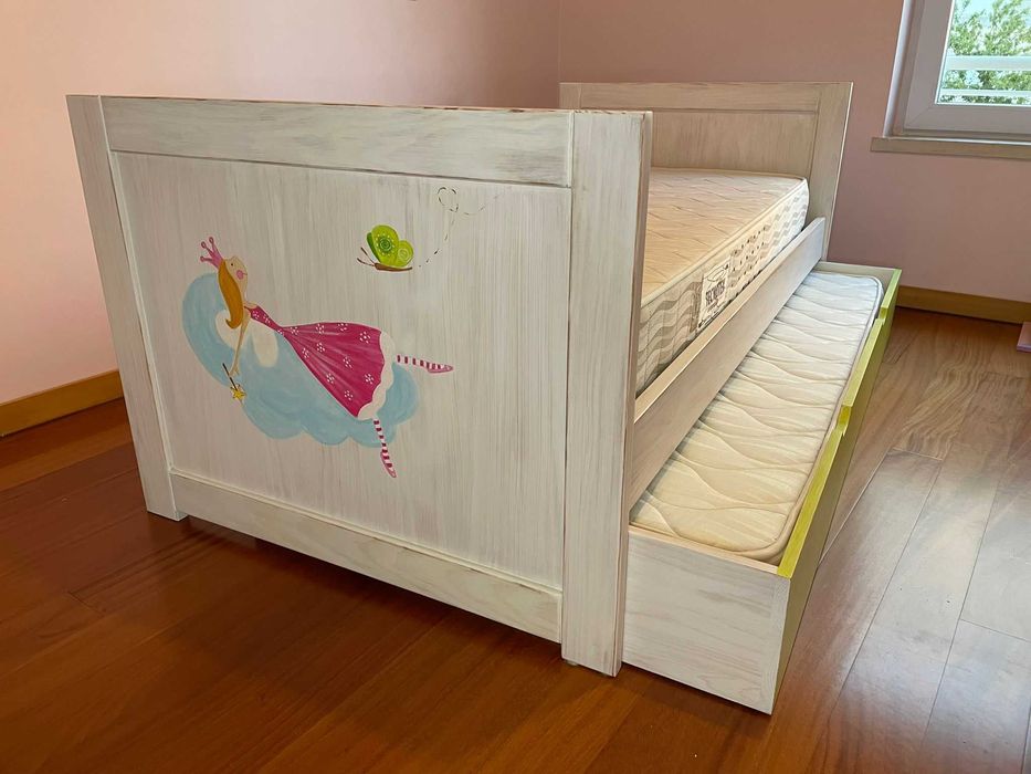 Cama Menina Oficina Rústica