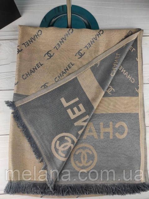 Шарф палантин платок Шанель Турция жіночий шарф