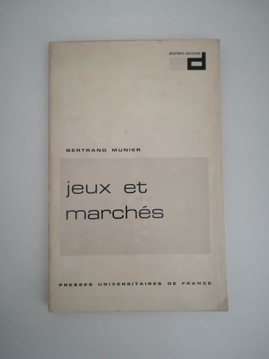 livro -  Jeux et marchés.