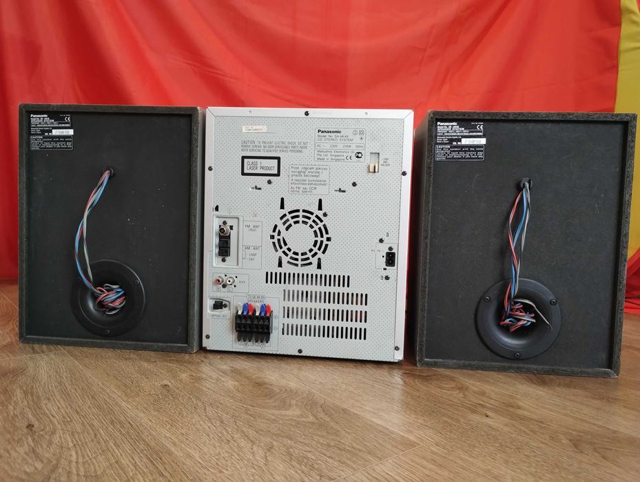 Король звука Panasonic AK48 (500 Вт Блютуз - AUX - Bluetooth - радио )