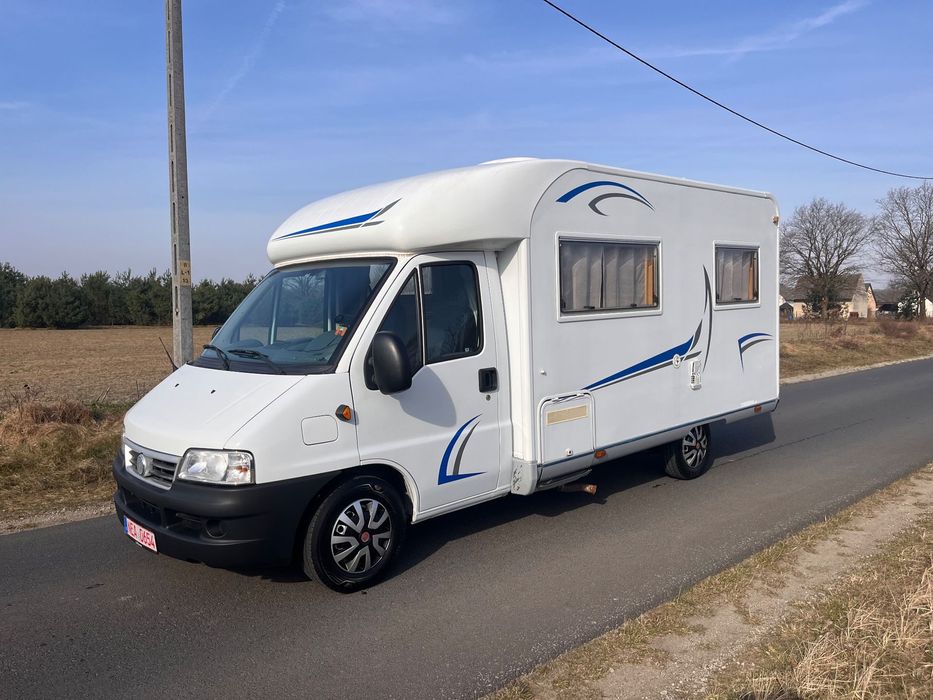 Fiat Ducato Frankia TB6  2.8 Tylko 100Tys Km 6 Osobowy  Klima TV Solar Prysznic Toaleta