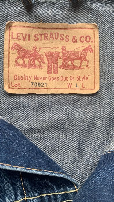Levis kurtka damska - western - denim - katana damska