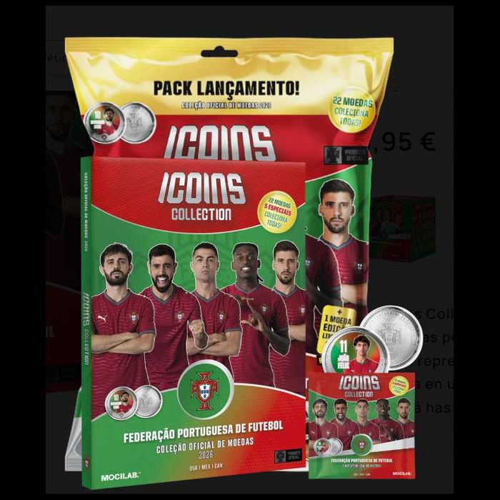 Moedas icoins futebol