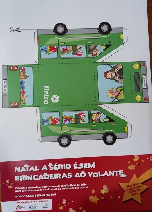 maquete do carro da família Brisa para montar