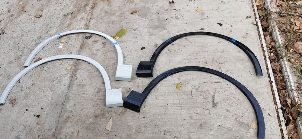 Audi q7 4m расширители передних арок 4m0853718, f,a,b 4m0853717, f,a,b